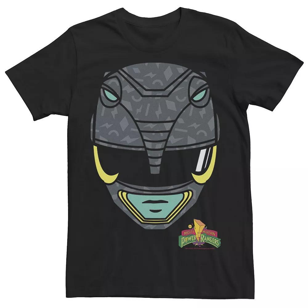 Big & Tall Power Rangers Black Ranger Big Face Tee, Men's, Size: LT Product Image