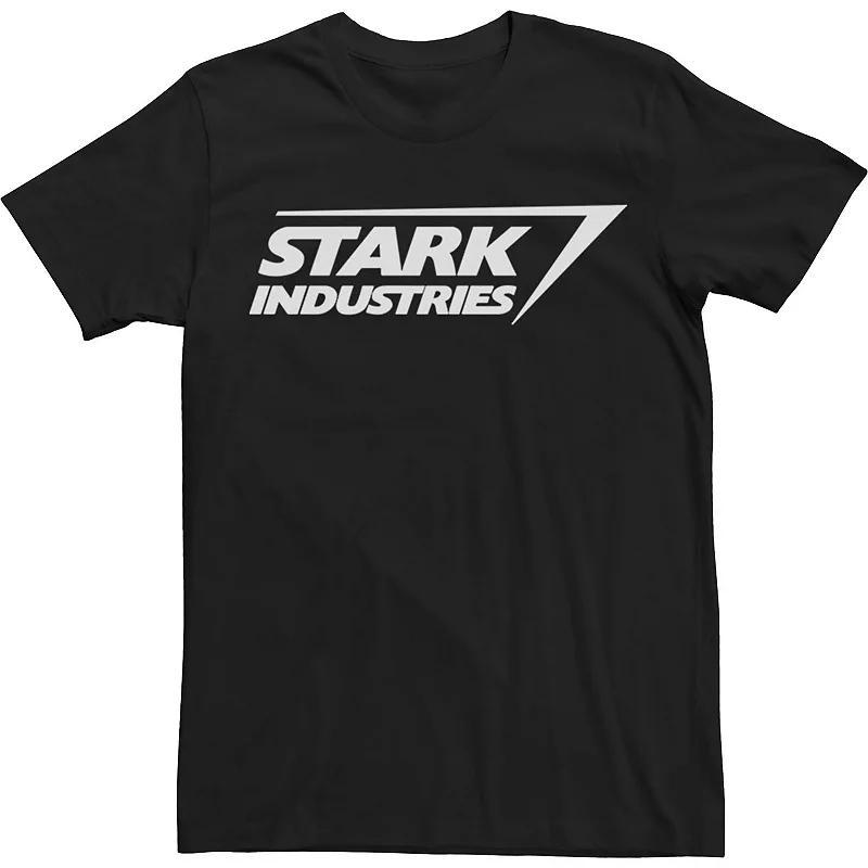 Big & Tall Marvel Avengers Iron Man Stark Industries Tee, Men's, Size: XXL Tall, Black Product Image