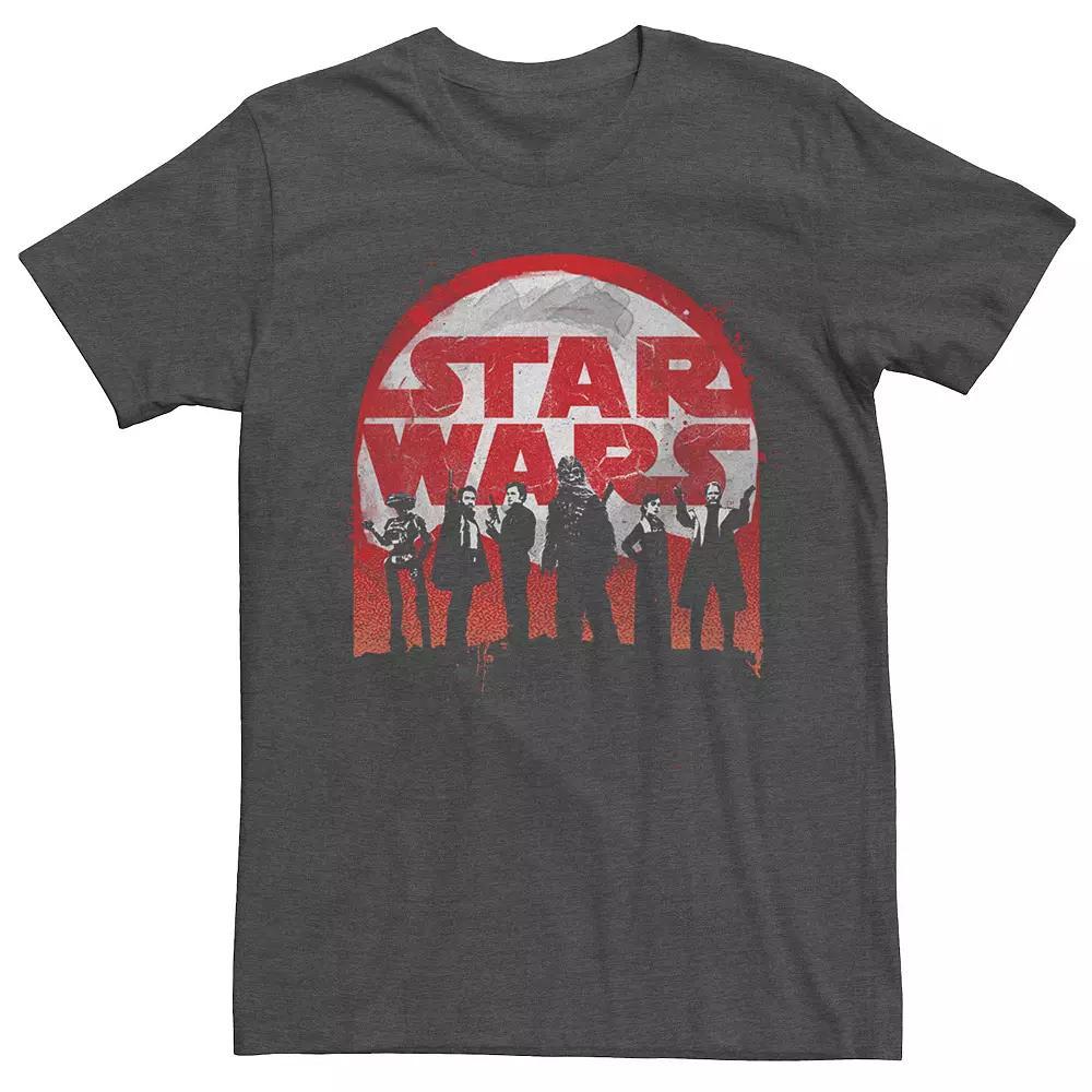 Men's Star Wars Han Solo Movie Scruffy Lookin Team Tee, Size: XL, Grey Heather Product Image