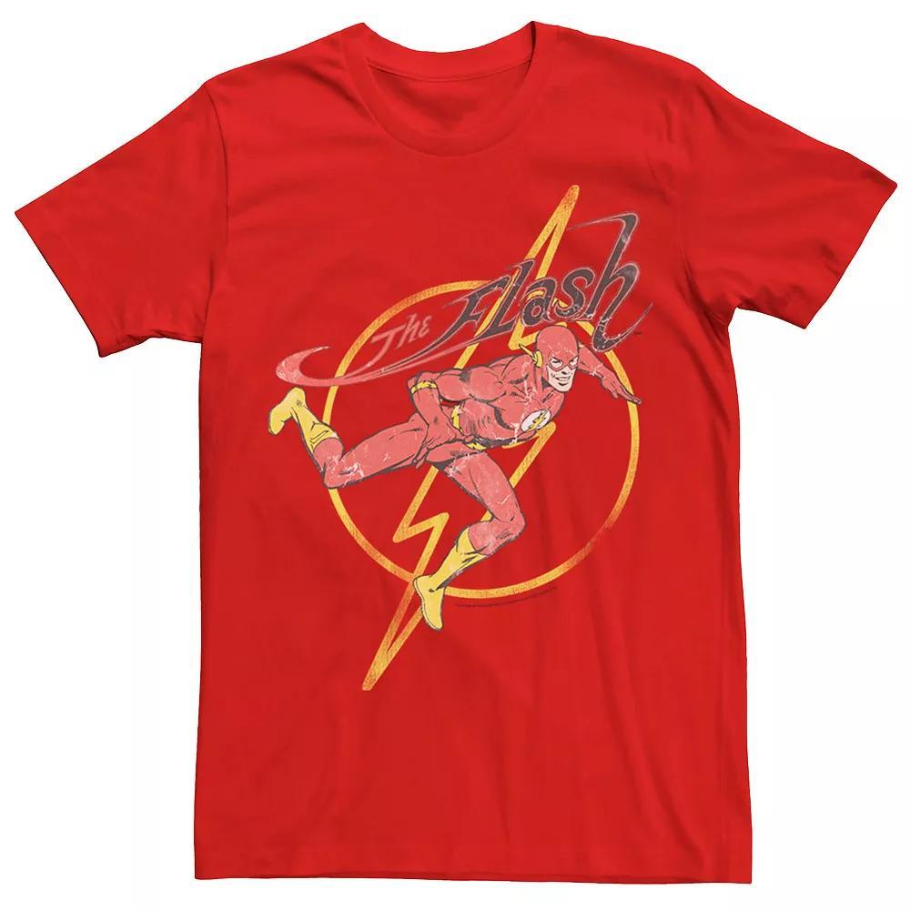 Men's DC Comics The Flash Symbol Fill Pose Tee, Size: XS, Red Product Image