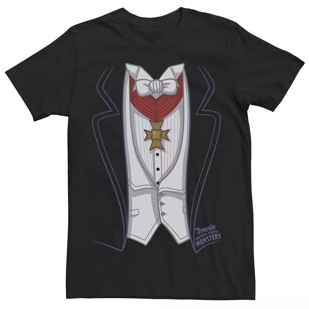 Men's Universal Monsters Dracula Costume Tee, Size: XXL, Black Product Image