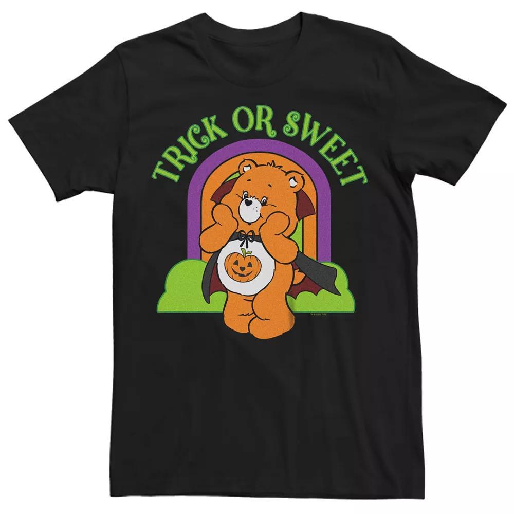 Big & Tall Care Bears Trick Or Sweet Graphic Tee, Men's, Size: 5XL, Black Product Image