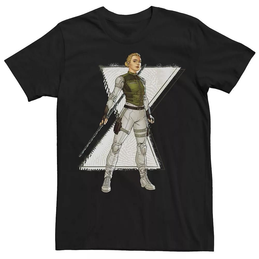 Men's Marvel Black Widow Yelena Belova Comic Style Portrait Tee, Size: Large Product Image
