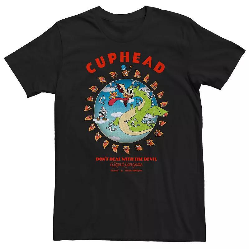 Men's The Cuphead Show Mugman Poker Chip Brewing Brawl Tee, Size: Large, Red Product Image