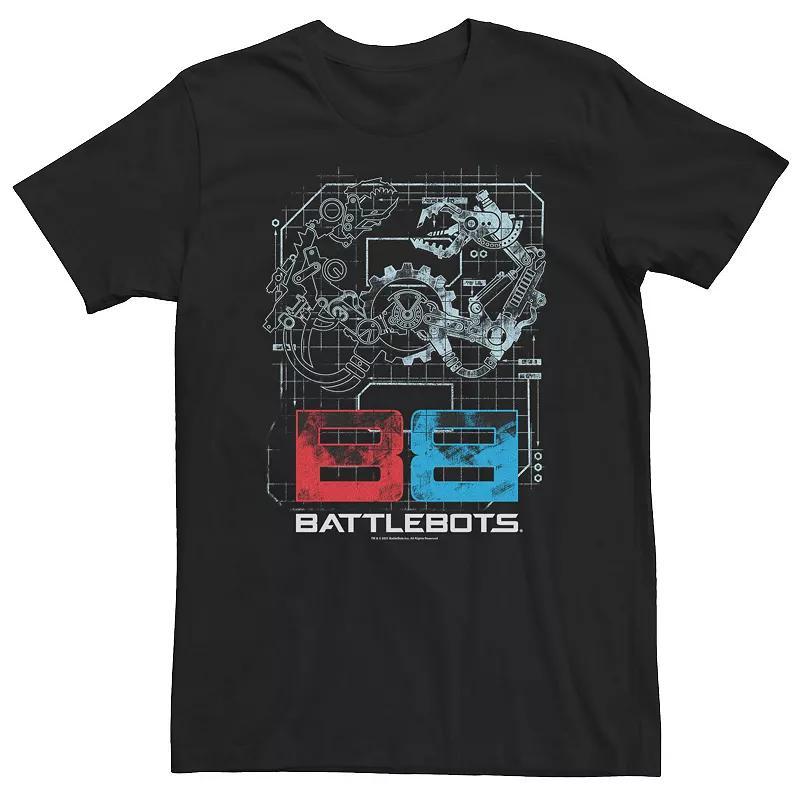 Big & Tall Marvel Avengers Panther Circle Portrait Tee, Mens Product Image