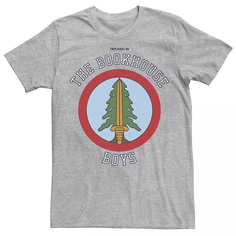 Men's Twin Peaks The Bookhouse Boys Tree Tee, Size: XL, Athletic Grey Product Image