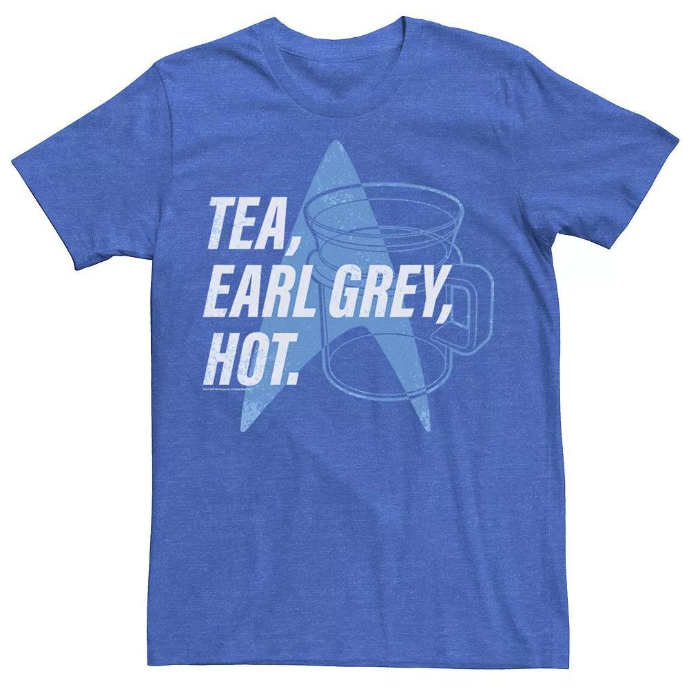 Men's Star Trek Next Generation Tea Earl Grey Tee, Size: XXL, Royal Grey Product Image