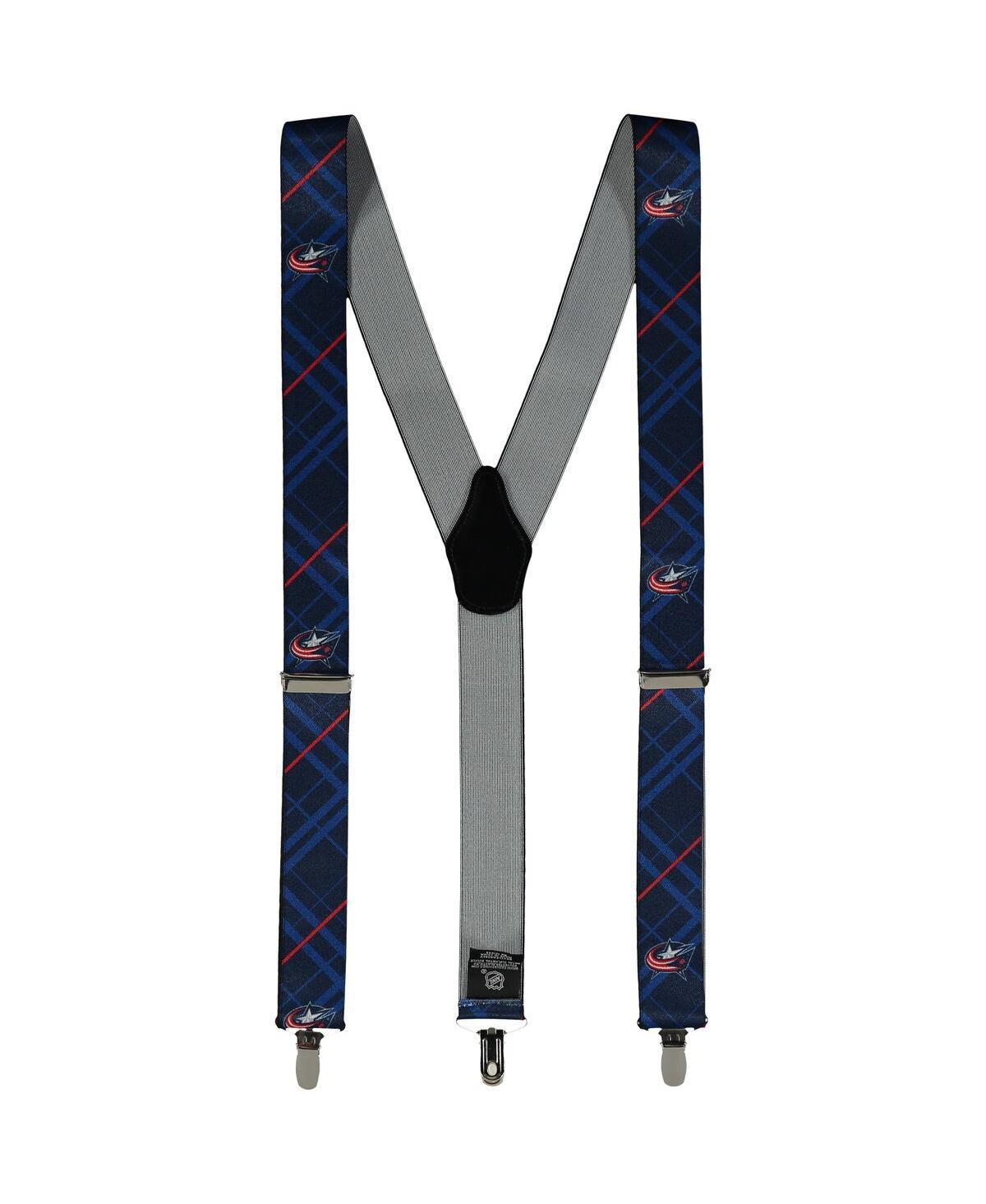 Men's NHL Oxford Suspenders, Columbus Blue Jackets Product Image