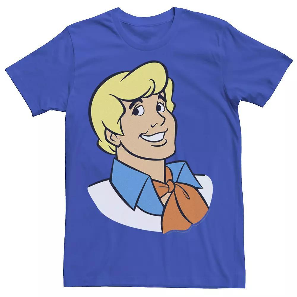 Men's Scooby-Doo Fred Big Face Tee, Size: Medium, Royal Product Image