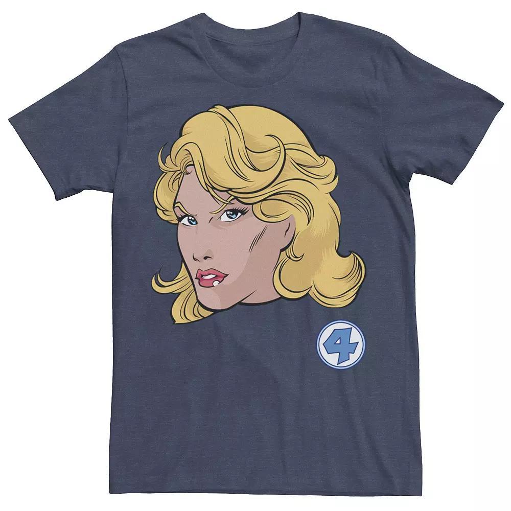 Men's Marvel Fantastic Four Susan Storm Graphic Tee, Size: Large, Navy Grey Product Image