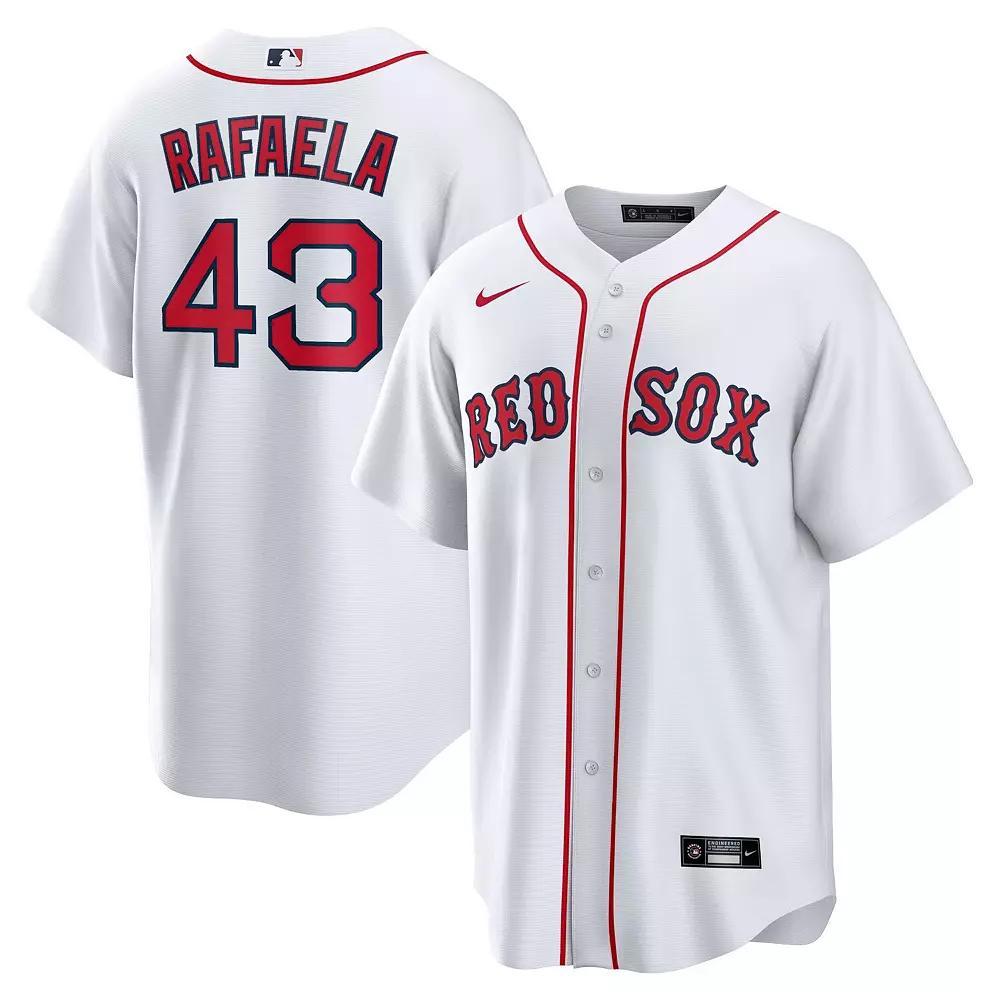 Mens Nike Ceddanne Rafaela Boston Red Sox Home Replica Jersey Product Image