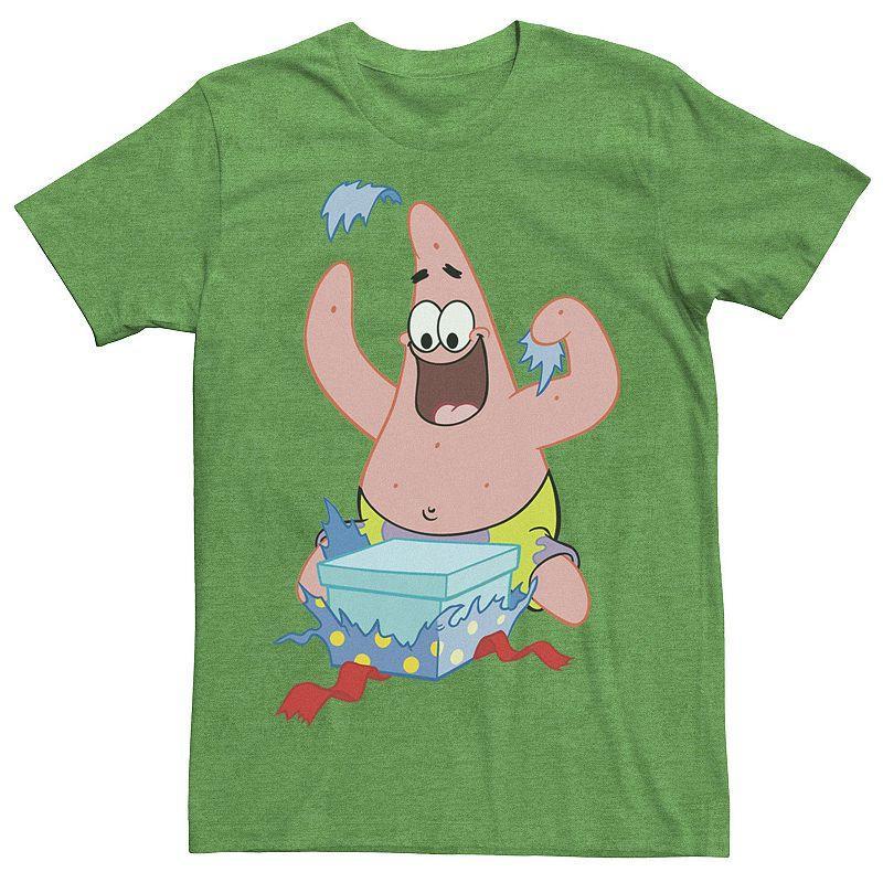 Men's Nickelodeon SpongeBob SquarePants Patrick Star Holiday Graphic Tee, Size: Medium, Blue Product Image