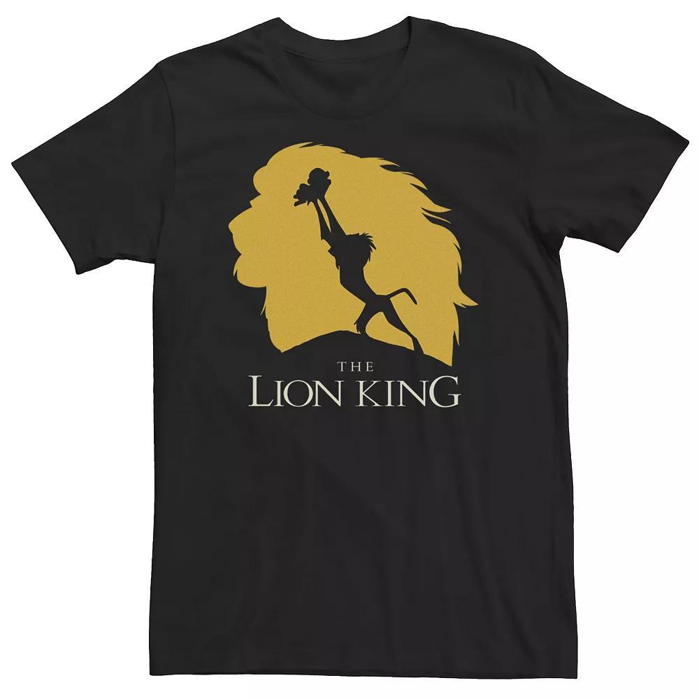Big & Tall Disney The Lion King Rafiki Simba Pride Rock Tee, Men's, Size: XXL Tall, Black Product Image
