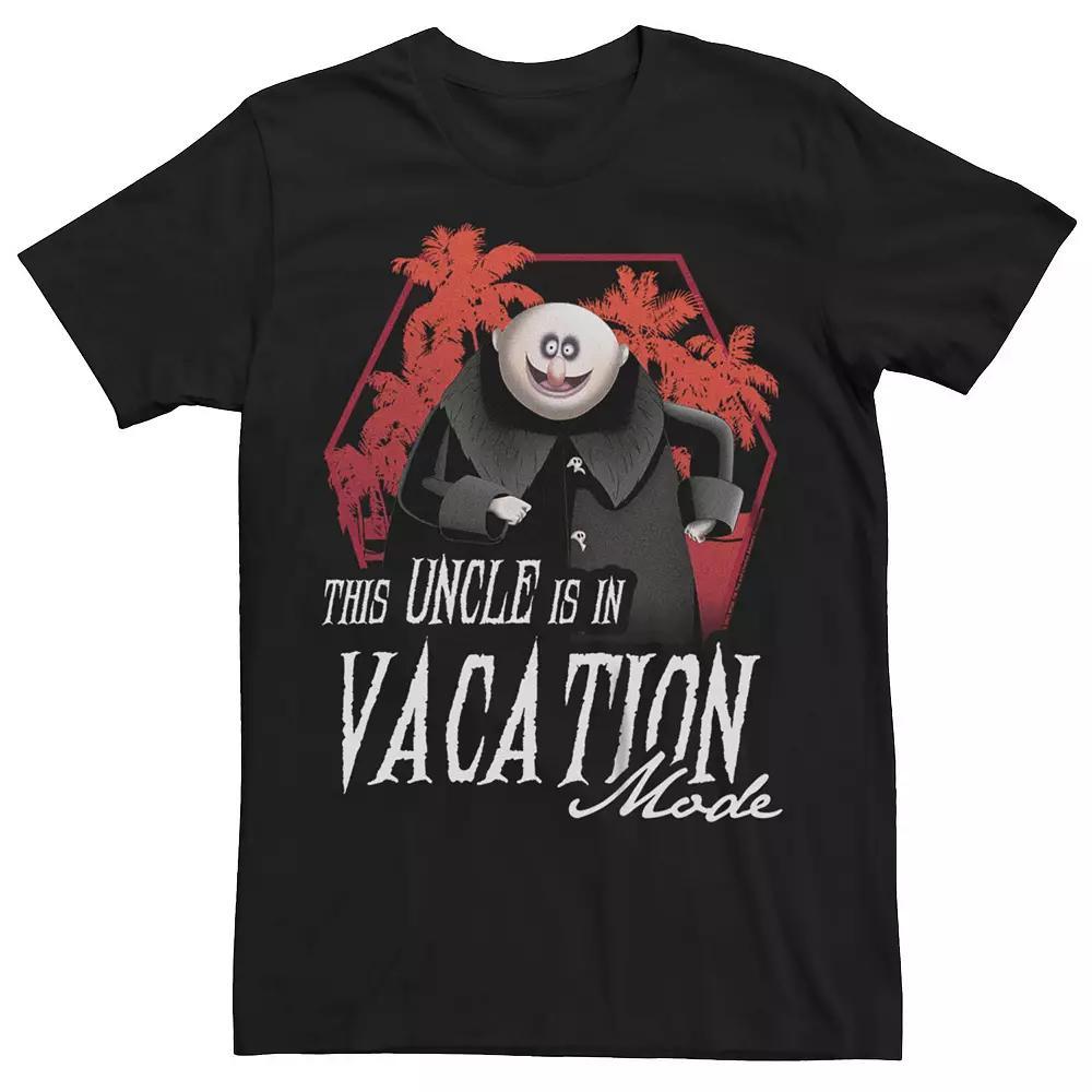 Men's The Addams Family Uncle In Vacation Mode Graphic Tee, Size: Medium, Black Product Image