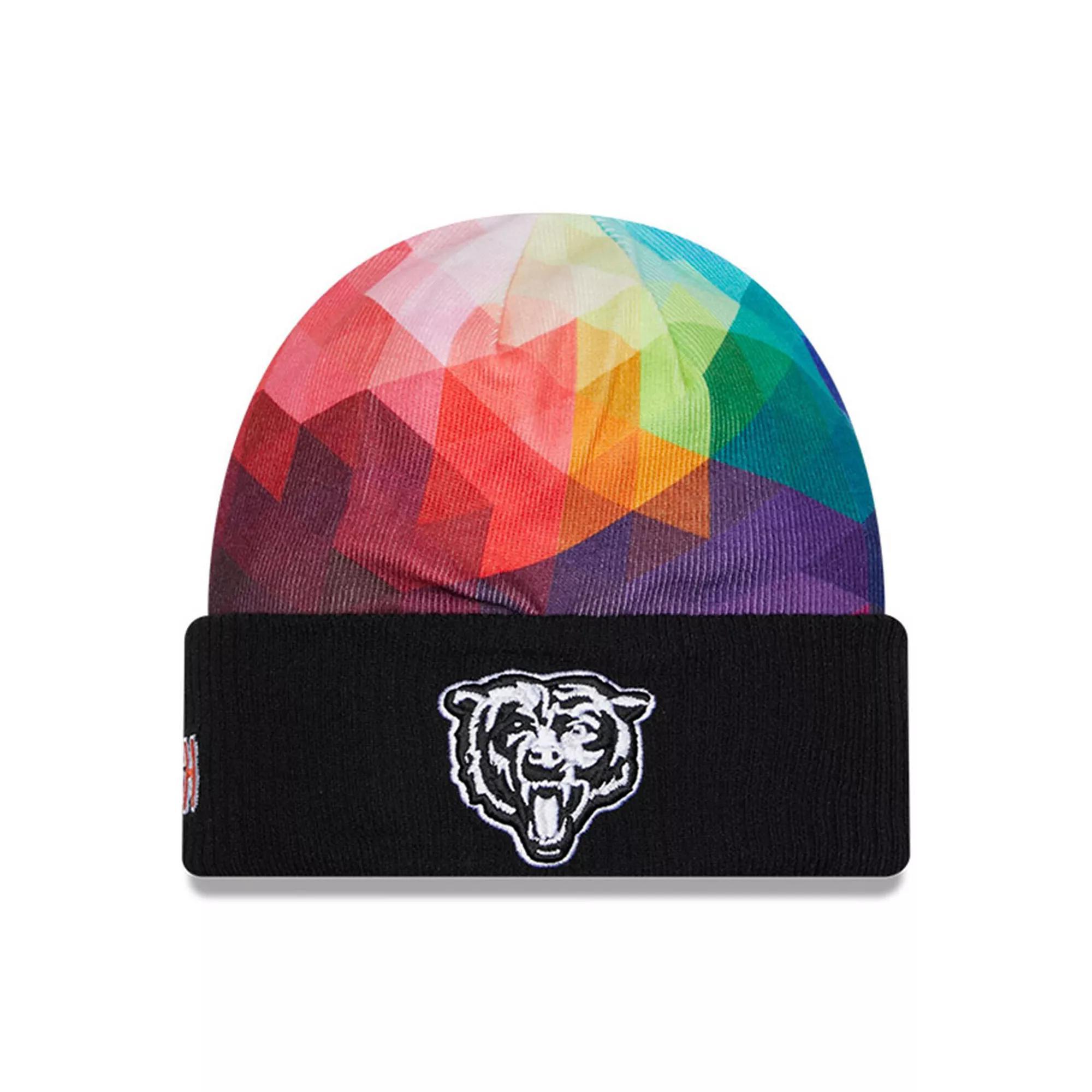 Men's New Era  Black Chicago Bears 2023 NFL Crucial Catch Cuffed Knit Hat Product Image