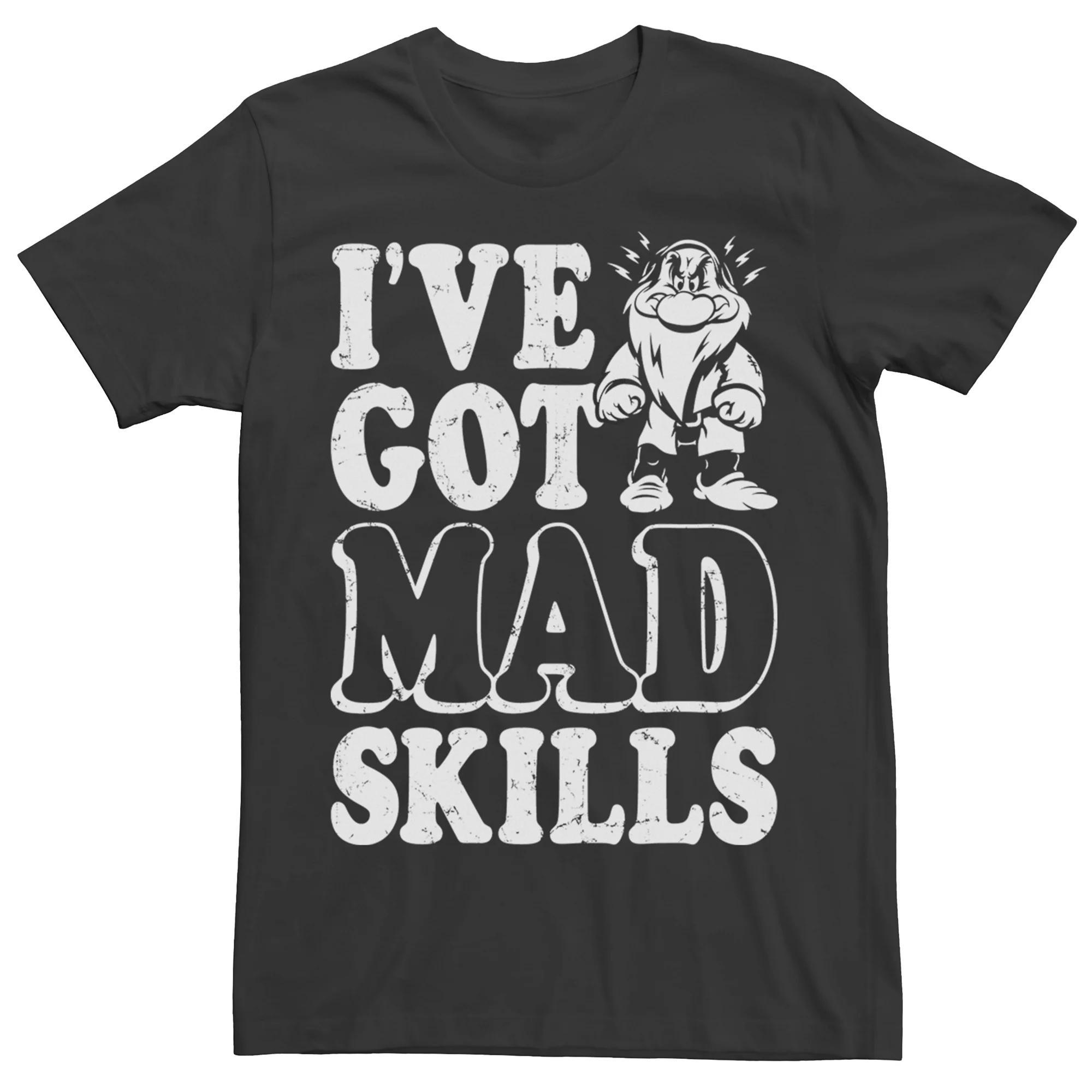 Men's Disney's Snow White and the Seven Dwarves Mad Skills Tee, Size: XXL, Black Product Image