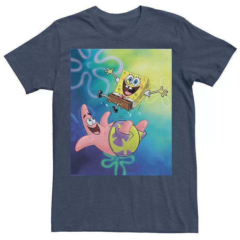 Men's Spongebob Squarepants Patricks Star Tee, Size: Medium, Navy Grey Product Image