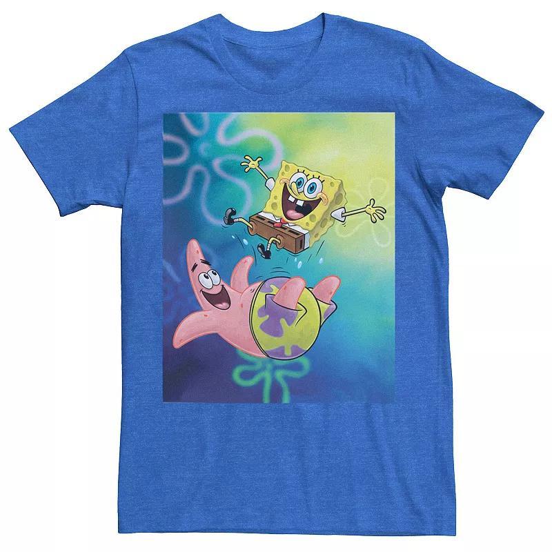 Men's Spongebob Squarepants Patricks Star Tee, Size: Medium, Navy Grey Product Image