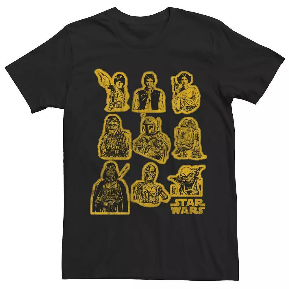 Mens Star Wars The Mandalorian Group Shot This Is The Way Tee Grey Heather Product Image