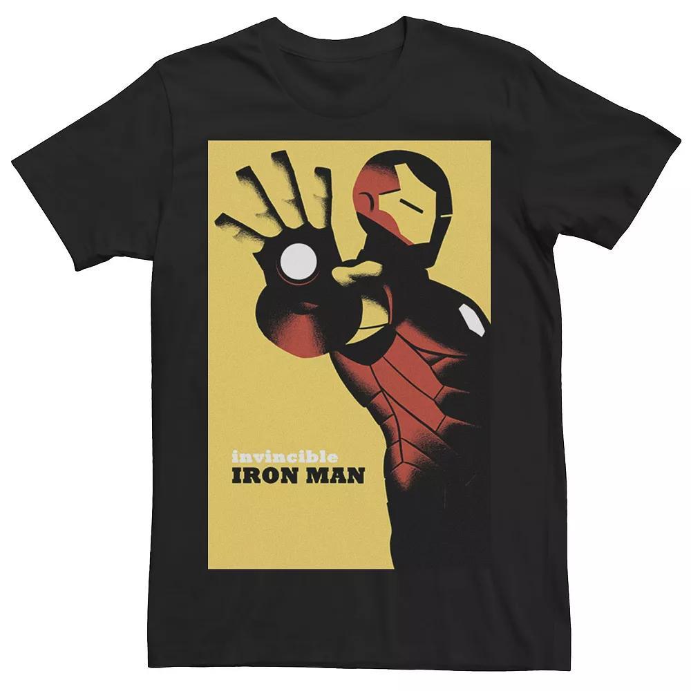 Men's Marvel Avengers Iron Man Golden Invincible Graphic Tee, Size: XXL, Black Product Image