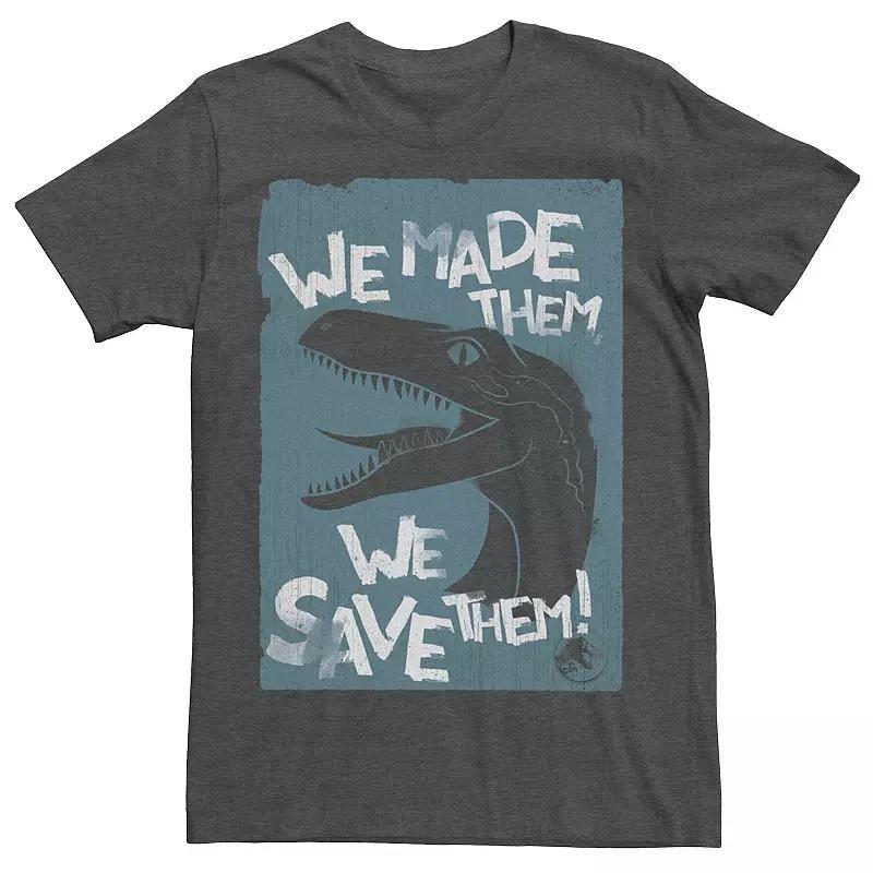 Men's Jurassic World Two We Made Them We Save Them Tee, Size: Large, Red Product Image