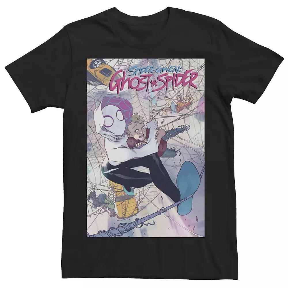 Mens Marvel Spider-Gwen New In Town Comic Book Cover Tee Product Image
