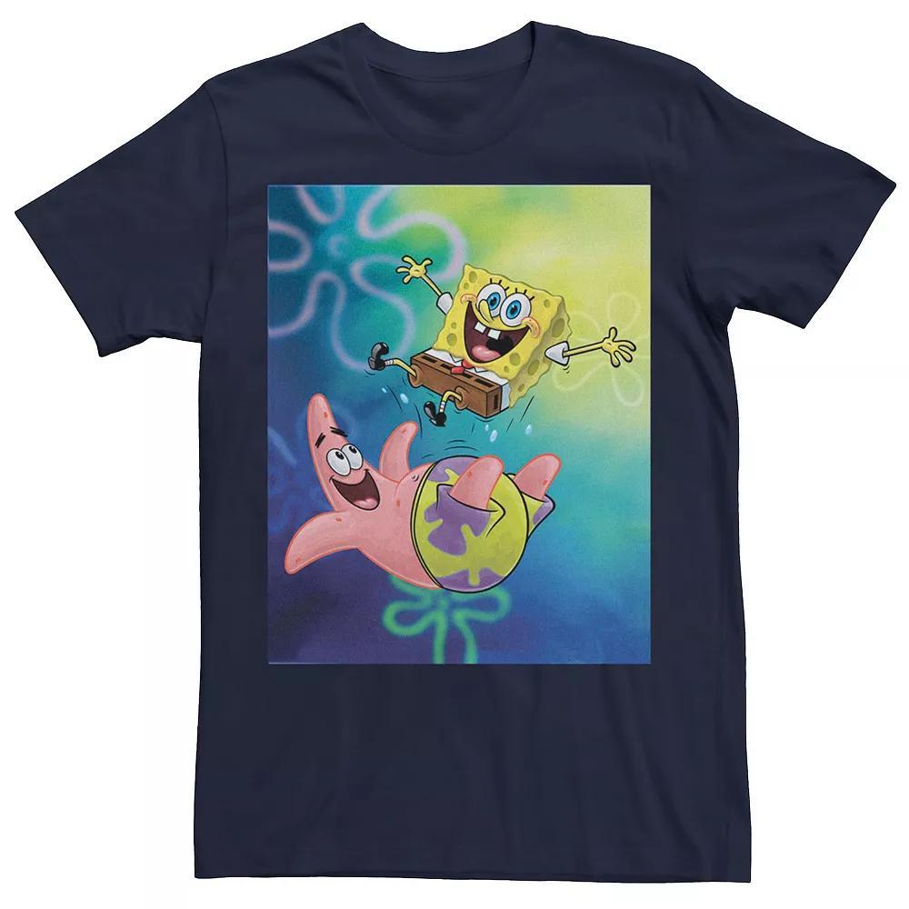 Men's Spongebob Squarepants Patricks Star Tee, Size: Medium, Navy Grey Product Image