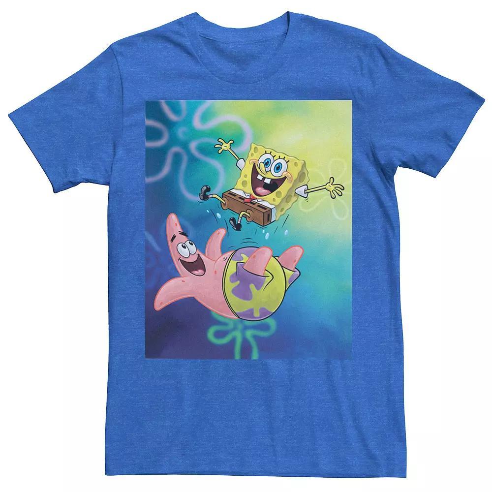 Men's Spongebob Squarepants Patricks Star Tee, Size: Medium, Navy Grey Product Image