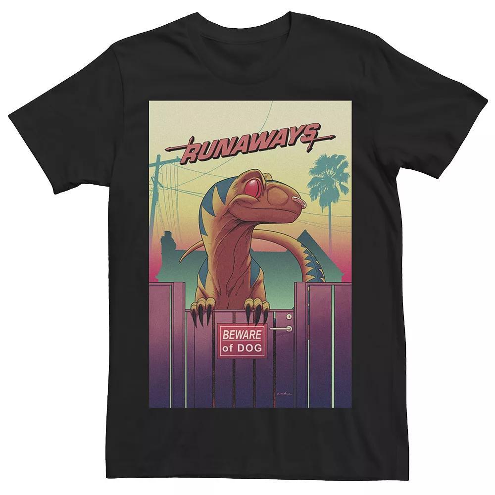 Men's Marvel Moon Girl and Devil Dinosaur Comic Cover Tee, Size: Medium, Black Product Image