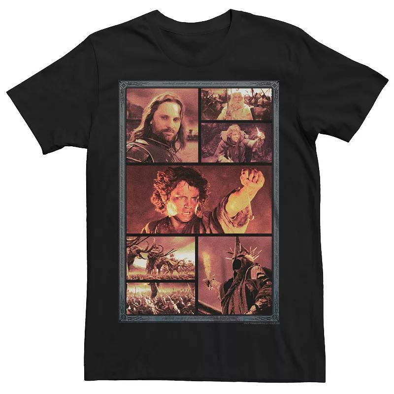 Big & Tall Disney / Pixar Toy Story Square Retro Portraits Tee, Men's, Size: Large Tall, Black Product Image