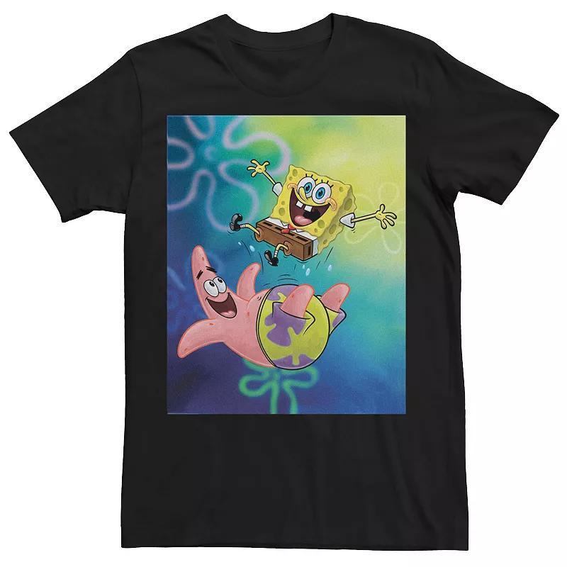 Men's Spongebob Squarepants Patricks Star Tee, Size: Medium, Navy Grey Product Image