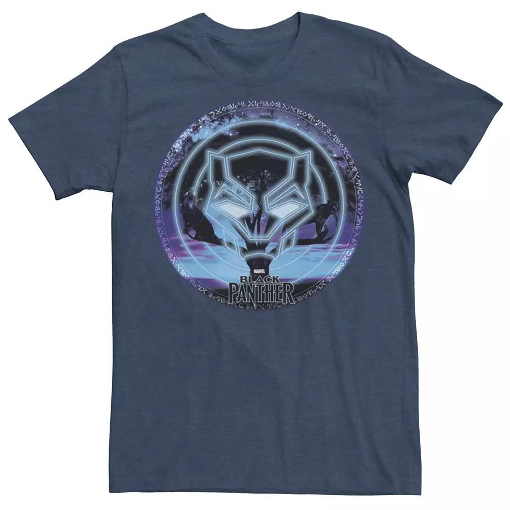 Men's Marvel Black Panther Tree Panthers Graphic Tee, Size: XL, Navy Grey Product Image