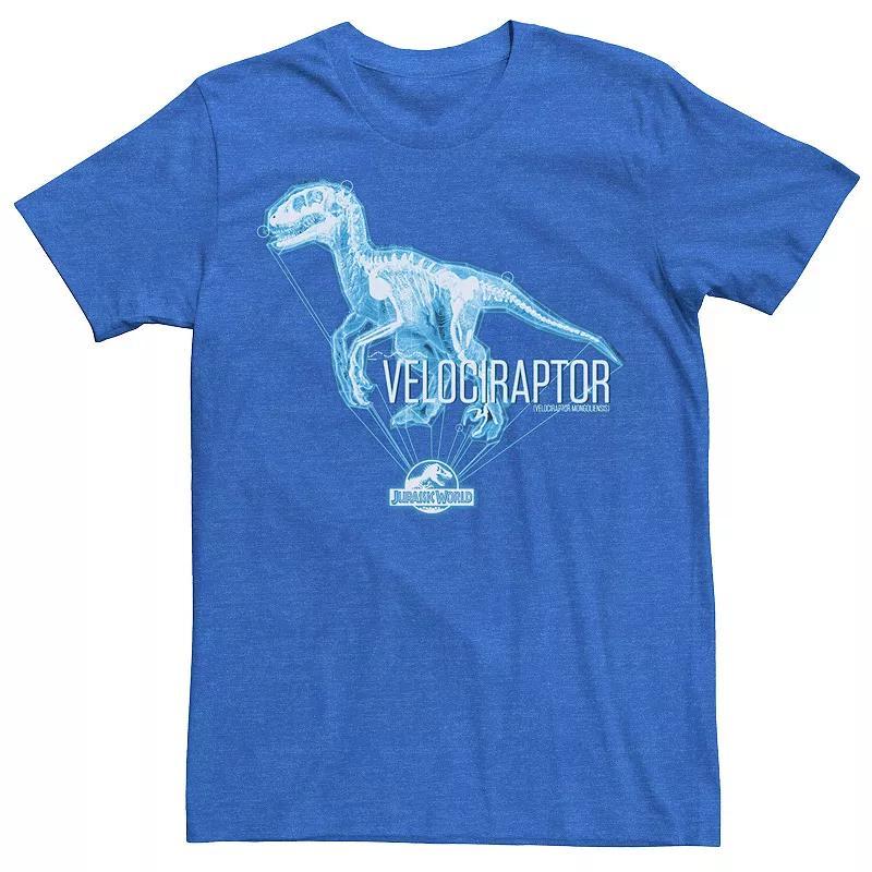 Men's Jurassic World Velociraptor X-Ray Portrait Logo Tee, Size: XXL, Black Product Image