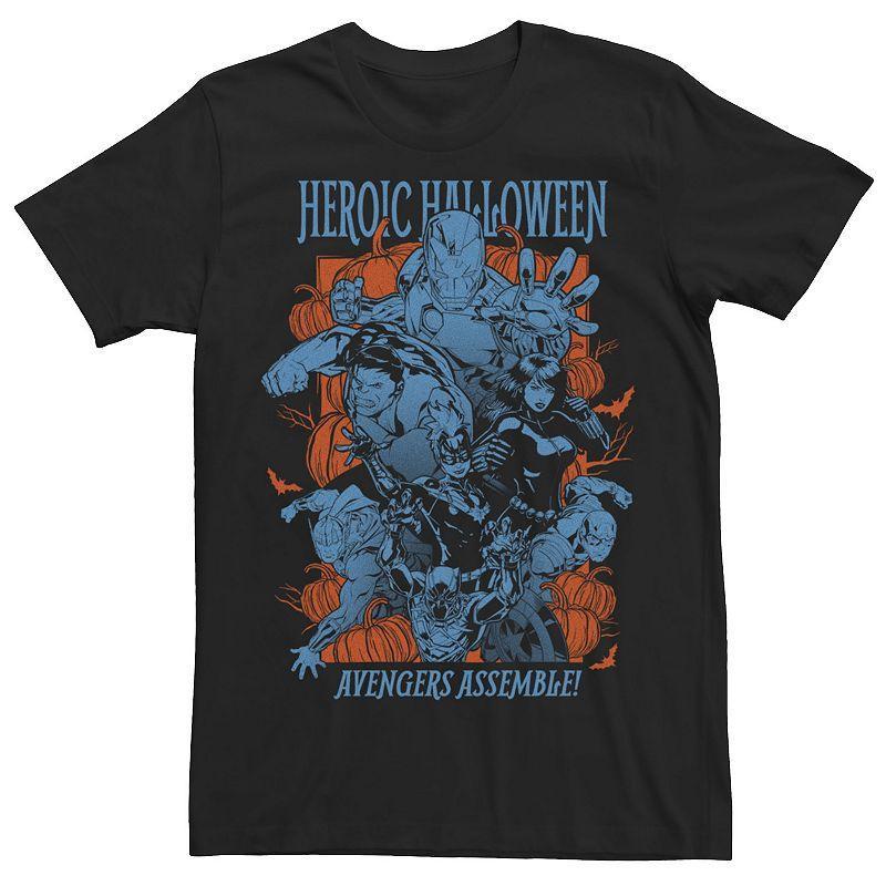 Big & Tall Marvel Asgardians Under Arrest Comic Cover Tee, Men's, Size: 4XLT, Black Product Image