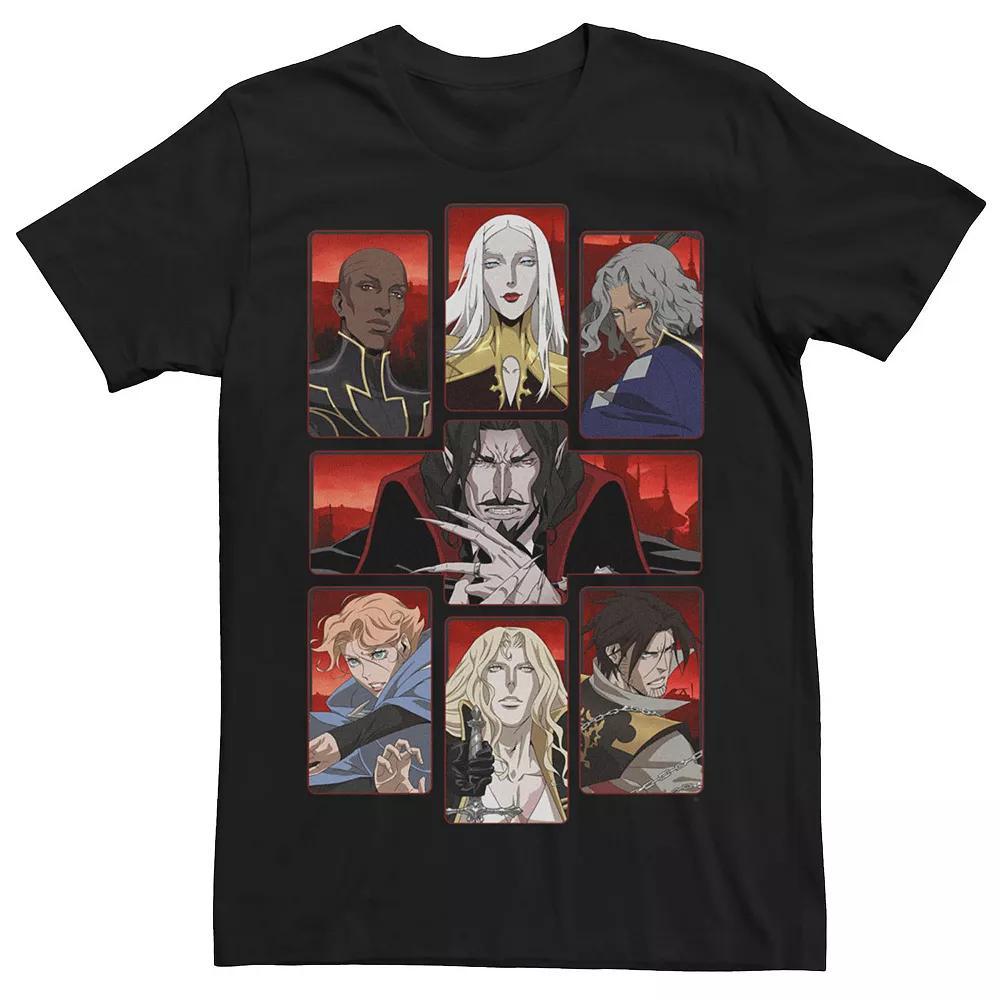Men's Netflix Castlevania Character Poster Tee, Size: Medium, Black Product Image