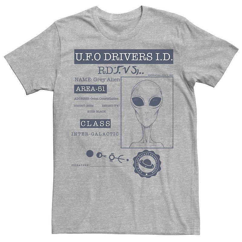 Men's Alien License Tee, Size: XL, Athletic Grey Product Image