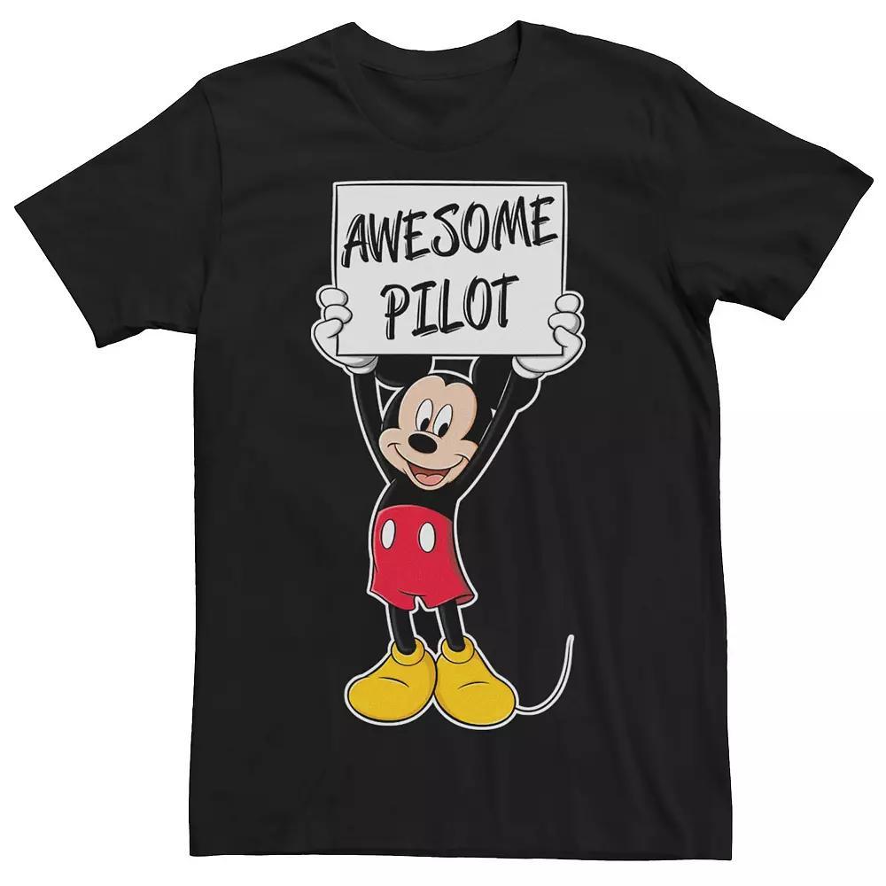 Disney's Mickey Mouse Men's Awesome Astronaut Tee, Size: XL, Black Product Image