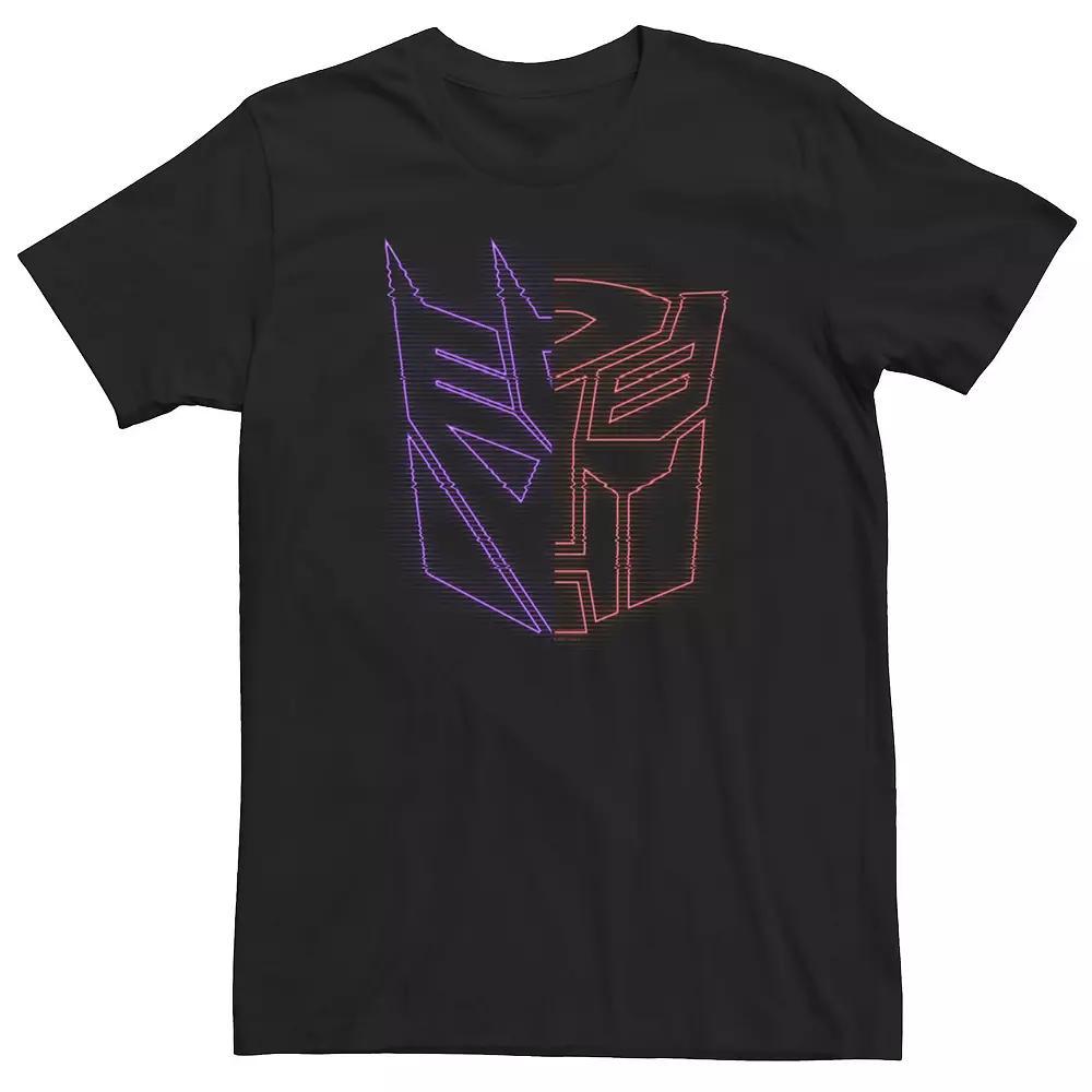 Men's Batman Rainbow Striped Logo Tee, Size: XL, White Product Image