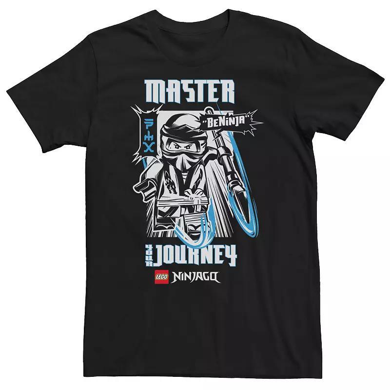 Men's Marvel Captain Marvel Goose Higher Further Flerken? Logo Fill Graphic Tee, Size: XXL, Black Product Image