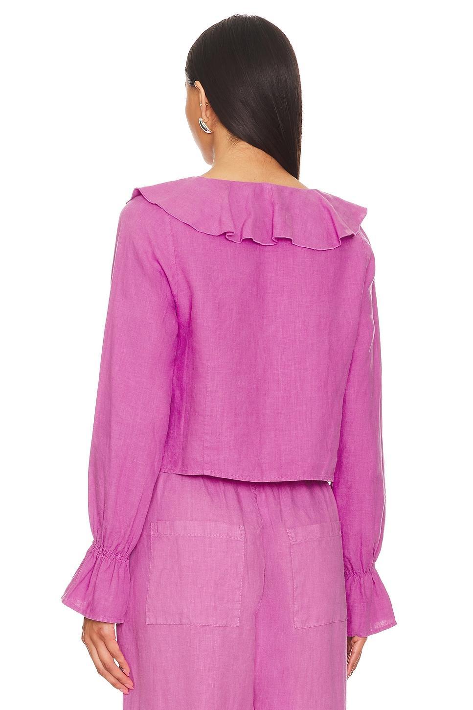 Camila Ruffle Tie Front Top Nation LTD Product Image