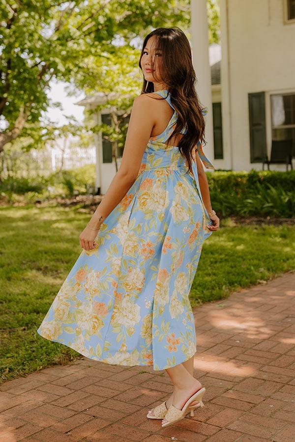 Rose Parade Floral Midi Dress Product Image