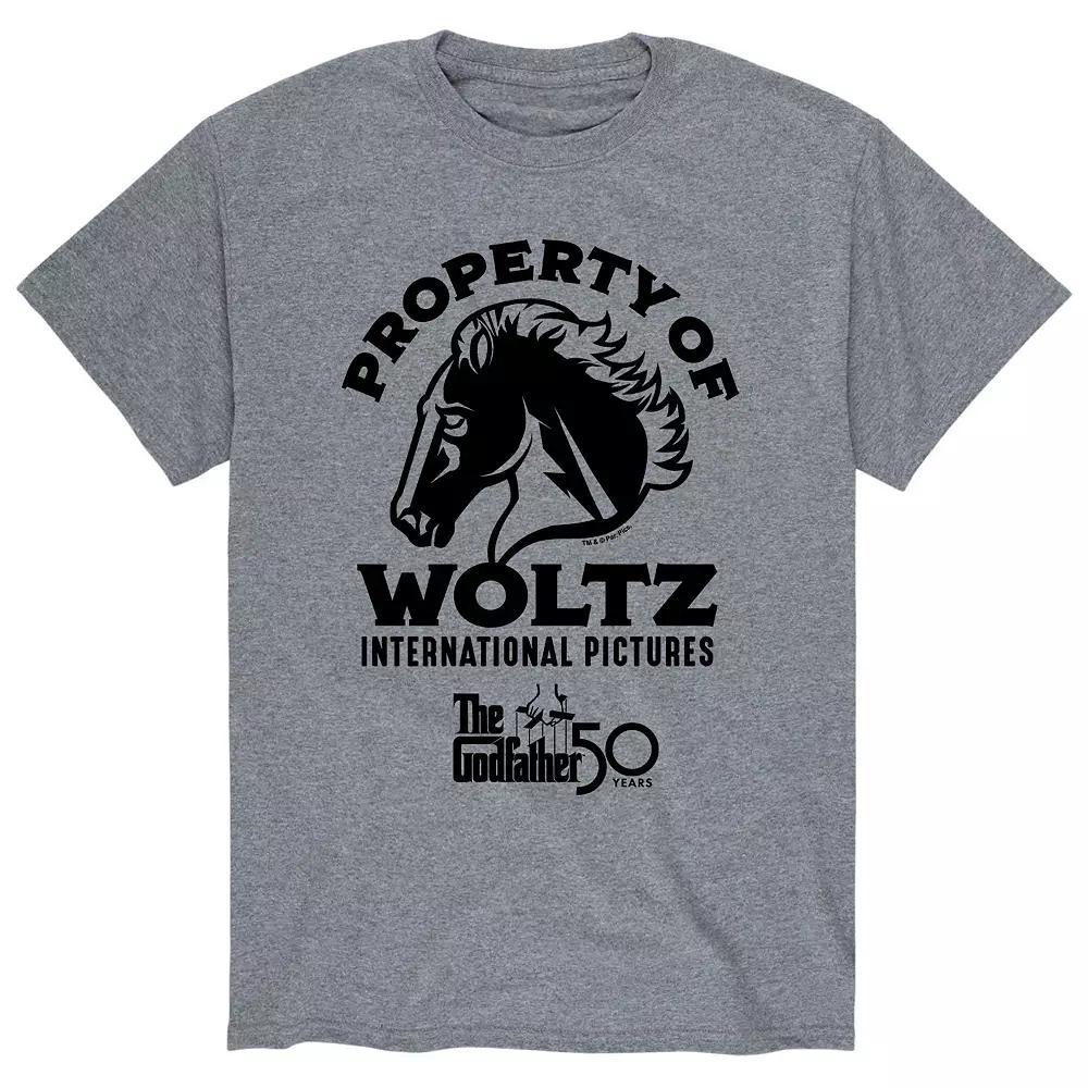 Men's The Godfather Woltz Tee, Size: Large, Gray Product Image