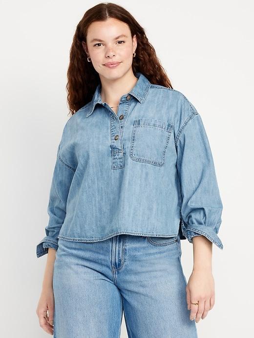 Jean Popover Shirt Product Image