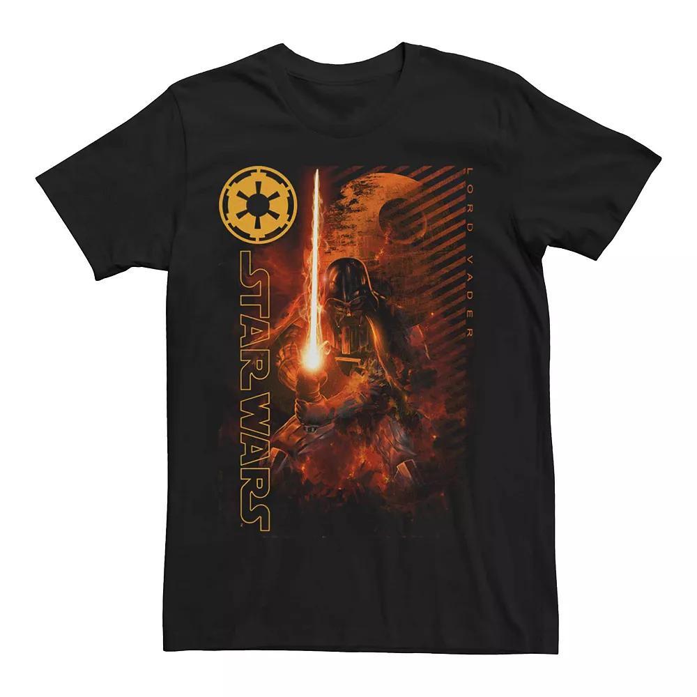 Men's Star Wars Lord Vader Dark Poster Graphic Tee, Size: XXL, Black Product Image