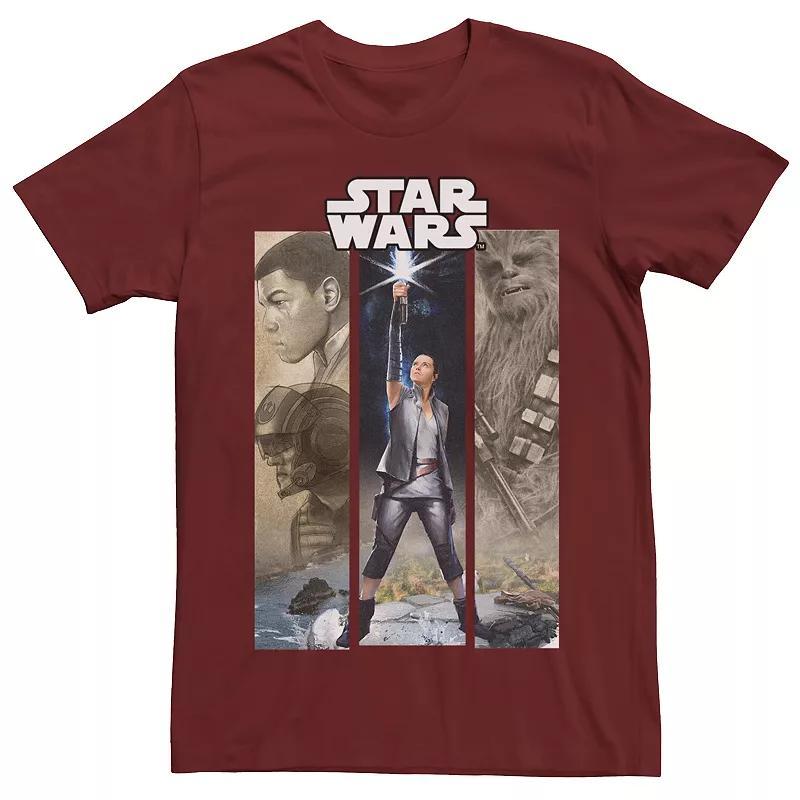 Men's Star Wars Hero 3-Panel Tee, Size: Small, Red Product Image