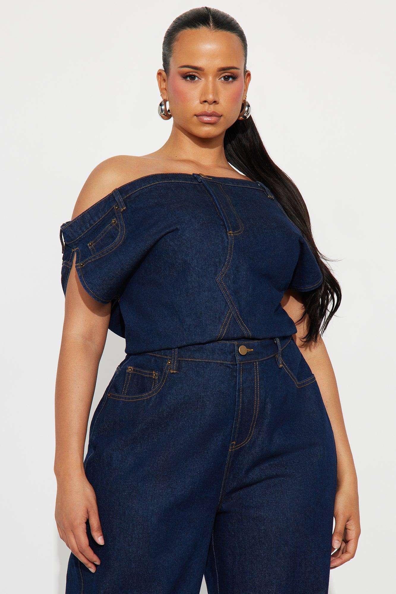 Dakota Denim Jumpsuit - Indigo Product Image