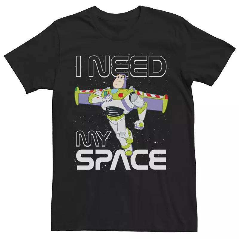 Men's Disney / Pixar's Toy Story Buzz Lightyear I Need My Space Tee, Size: XL, Black Product Image