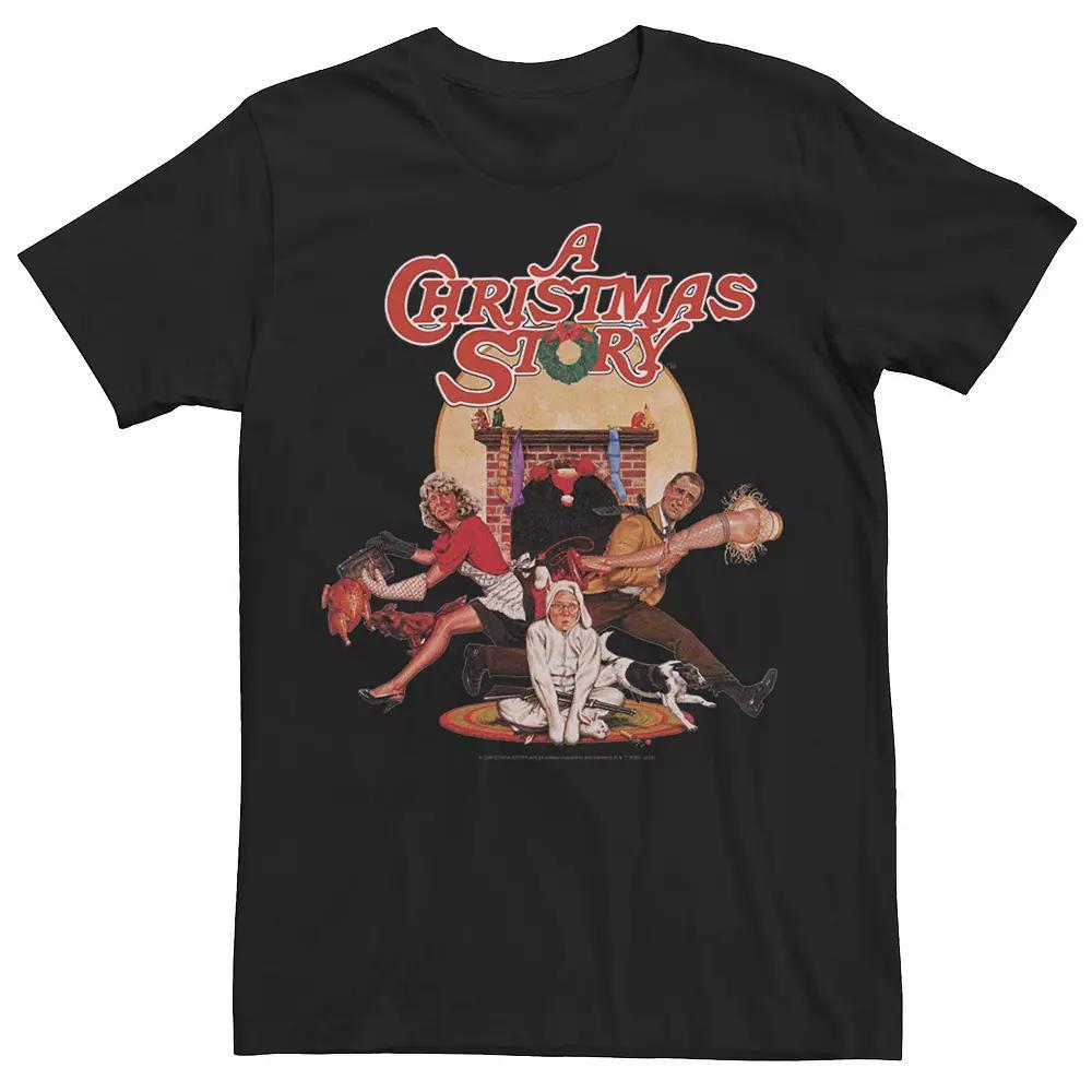 Big & Tall DC Comics The Suicide Squad King Shark Poster Tee, Men's, Size: XXL Tall, Black Product Image