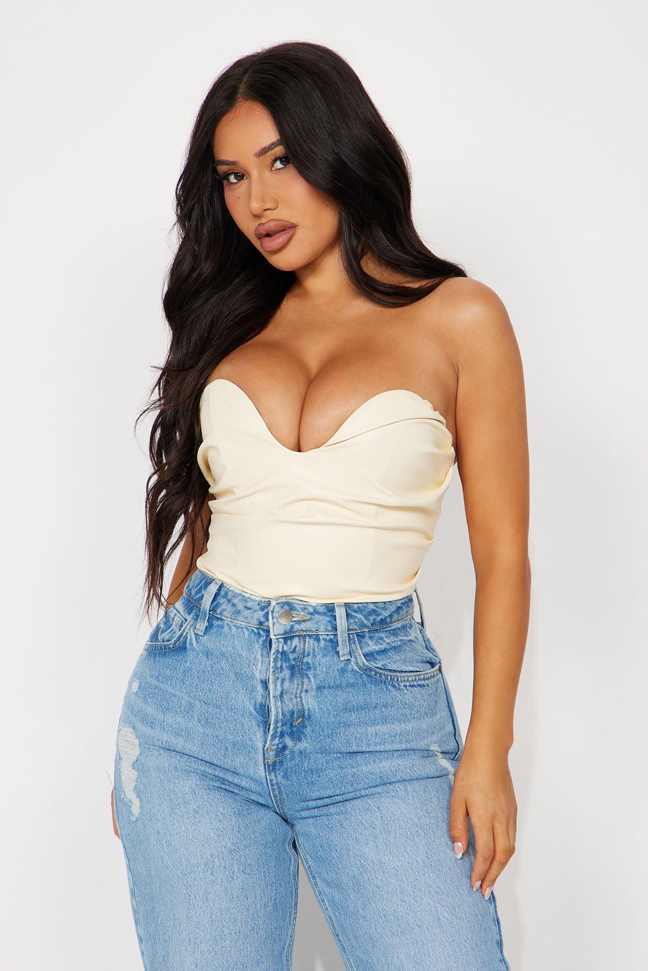 Like It Like That Bodysuit - Cream Product Image