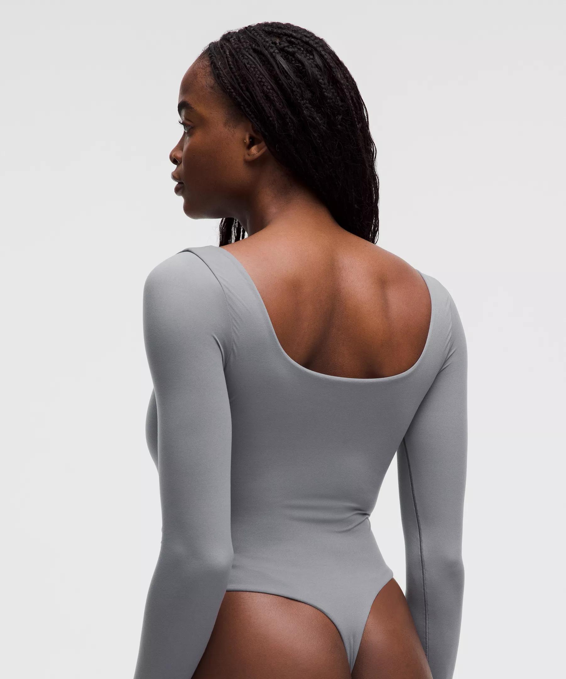 Wundermost Ultra-Soft Nulu Square-Neck Long-Sleeve Bodysuit Product Image